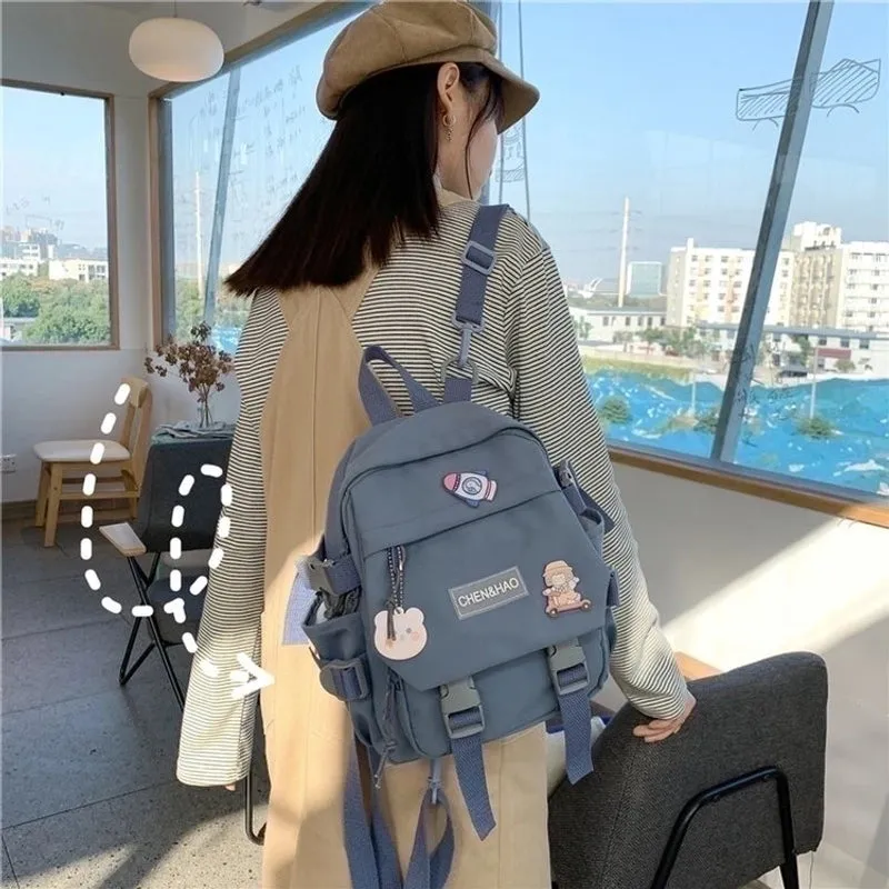 12 Inch Women's Backpack Street Fashion Backpacks