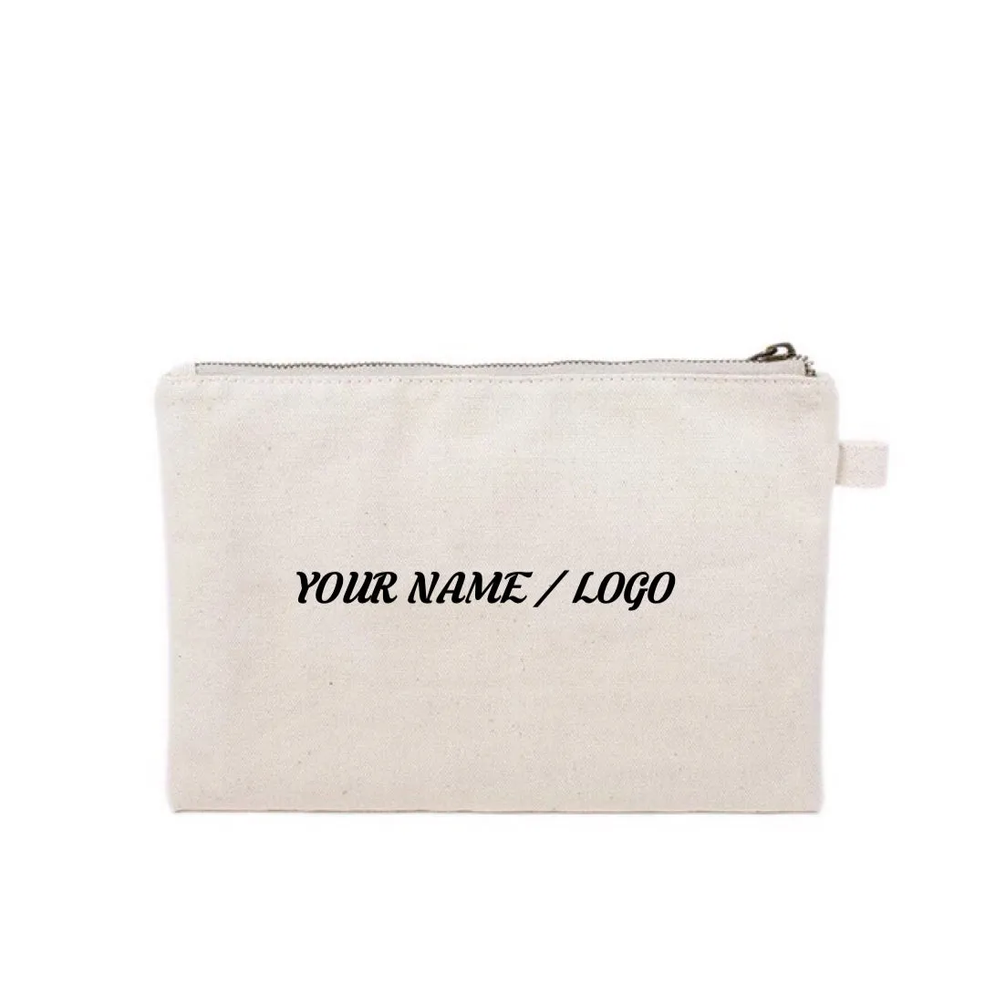 3pcs Personalized Katcha Zippered Pouch