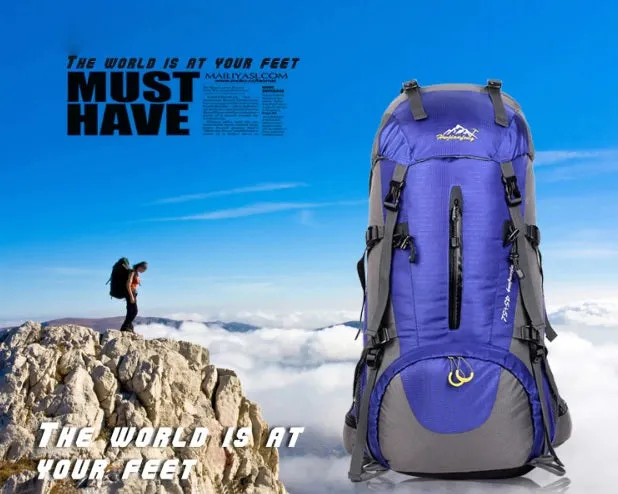 50L Waterproof Hiking Trekking Camping Rucksack