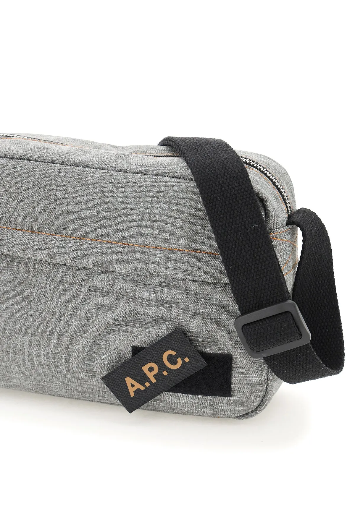 A.P.C. Protection Logo Patch Zipped Messenger Bag