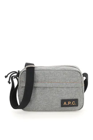 A.P.C. Protection Logo Patch Zipped Messenger Bag