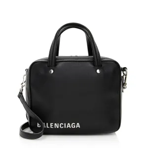 Balenciaga Calfskin Triangle Square XS Bag (SHF-21060)