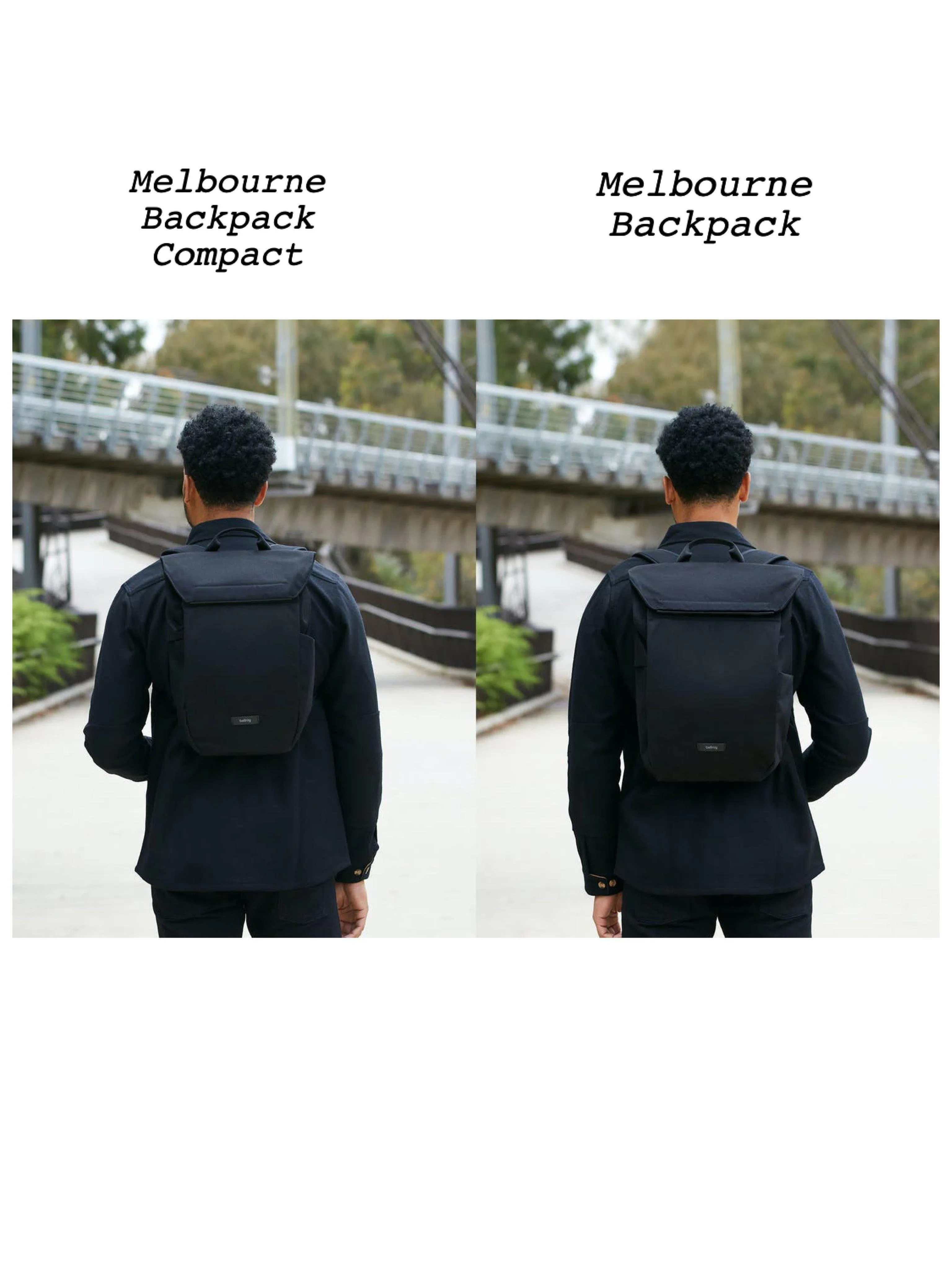 Bellroy Melbourne Backpack Compact Melbourne Black