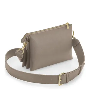 Boutique soft cross-body bag | Taupe