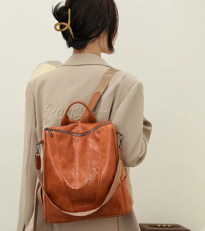 BP758 - Retro Style Women's Fashion Backpack