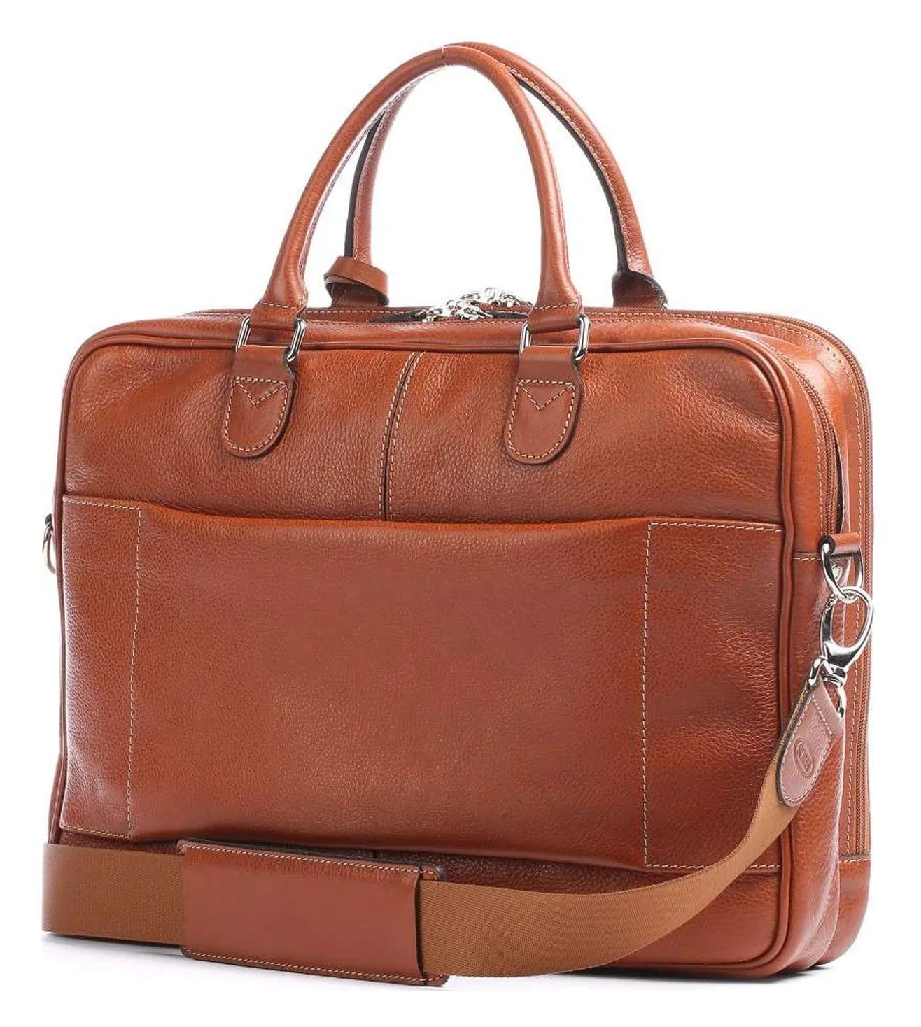 Bric's Life Pelle Unisex Tan Laptop Briefcase