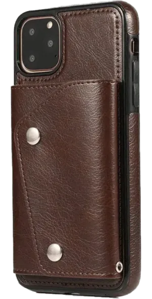 Brown Vegan Leather | Wallet Case