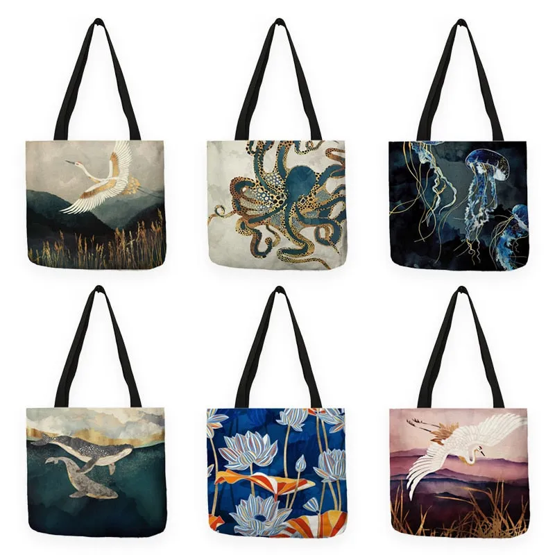 Crane Designer Tote Bag