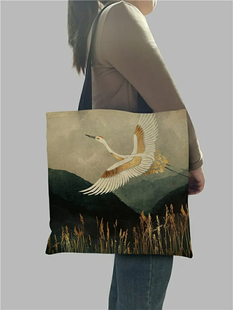 Crane Designer Tote Bag