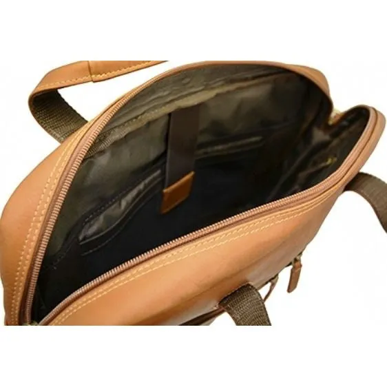 DayTrekr Leather Slim Laptop Brief