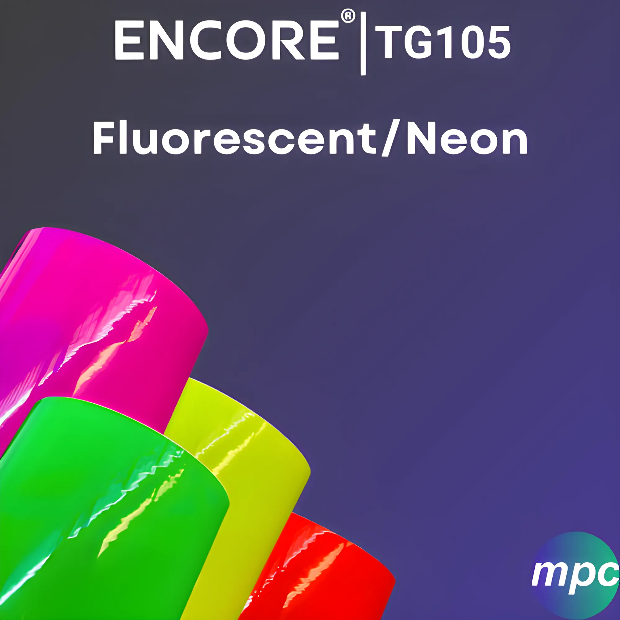 Encore® TG105 Fluorescent Adhesive Vinyl