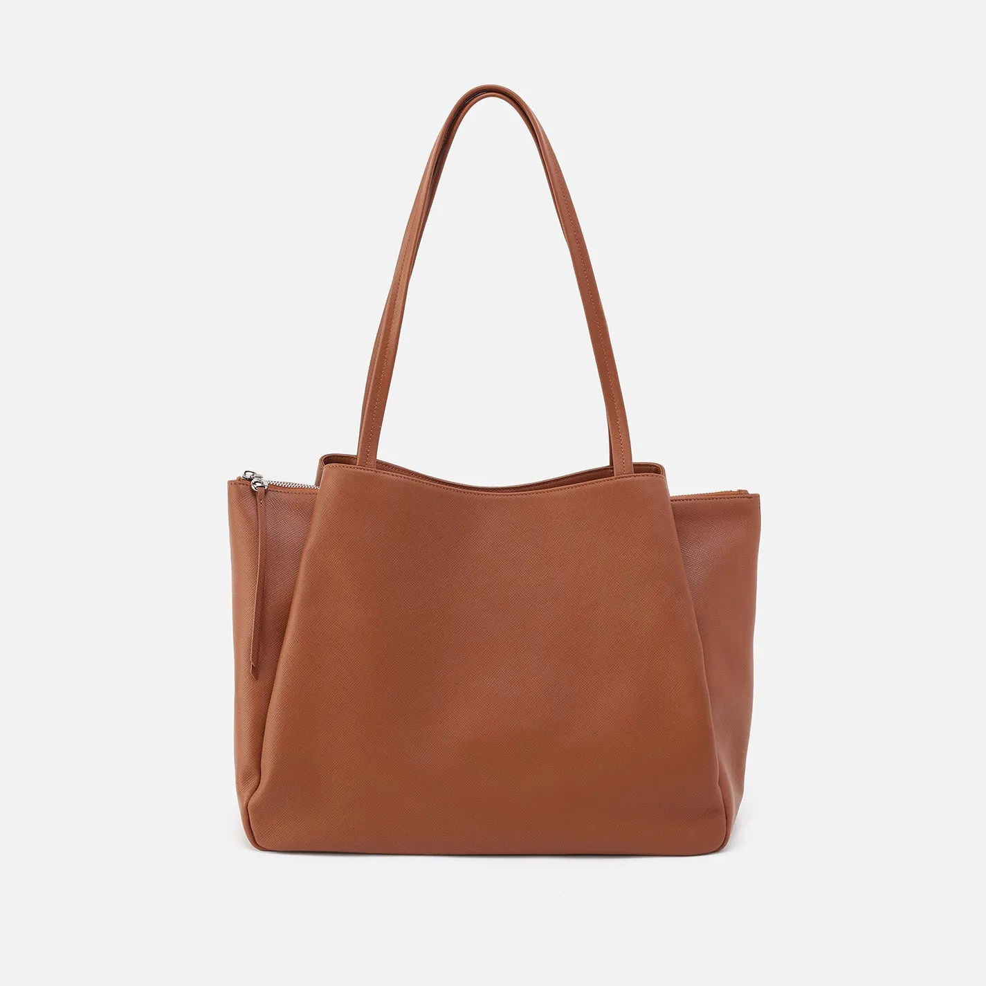 Essential Large Tote In Soft Saffiano Leather - Lion