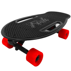 Fish Adults and Kids Skateboard – Mini Longboard Cruiser – Light Weight and Portable – Beginners to Experts, Red