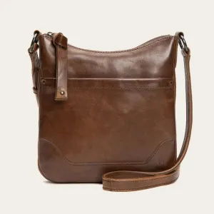 Frye Melissa Swing Pack Zip Crossbody Bag, Dark Brown