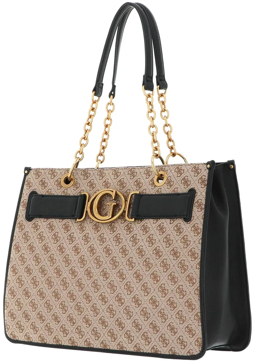 Guess Aviana Tote Bag In Lattee For Women