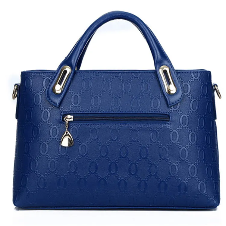 H1368 - Embossed four-piece Handbag Set