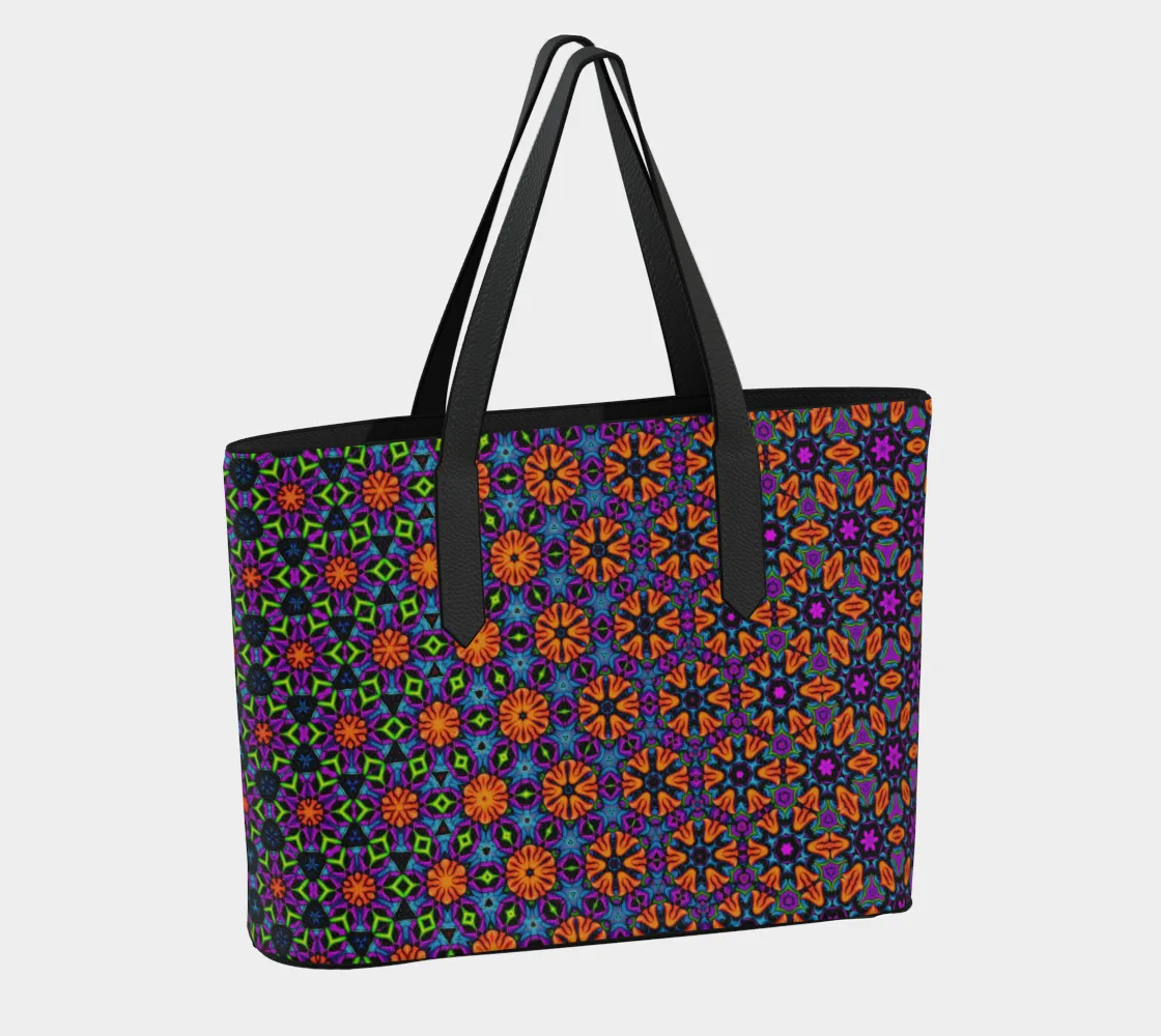 INNER VISUALS VEGAN LEATHER TOTE BAG | CAMERON GRAY