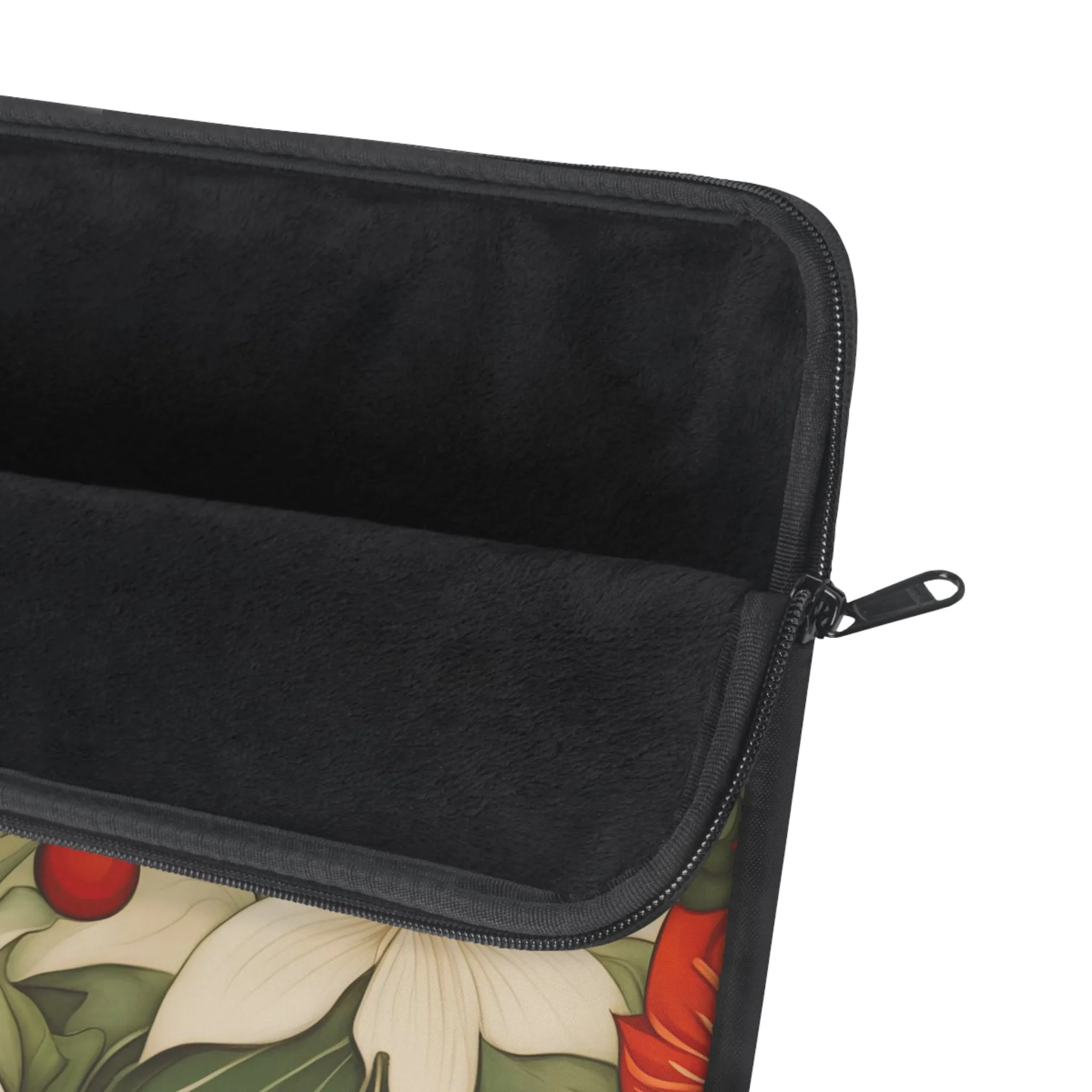 Laptop Carrying Case, Top Loading Sleeve for School or Work - Holiday Flowers