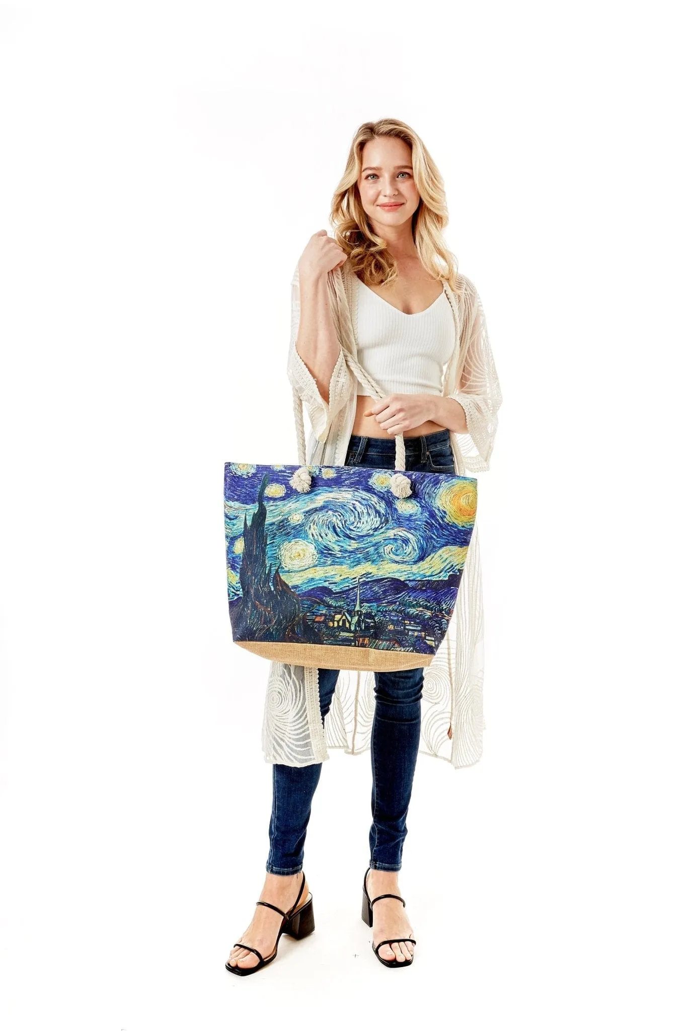 LOA320 Starry Night Beach Tote