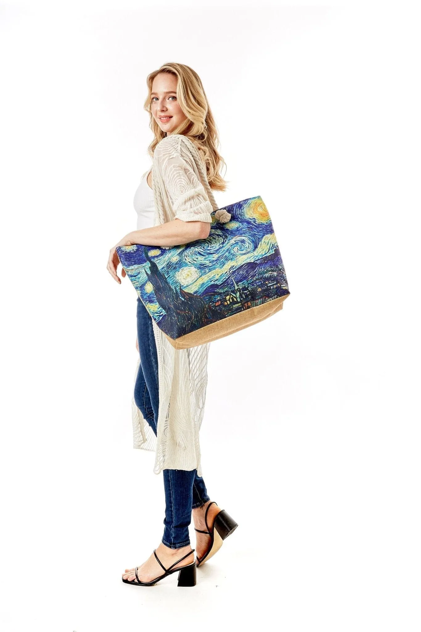 LOA320 Starry Night Beach Tote