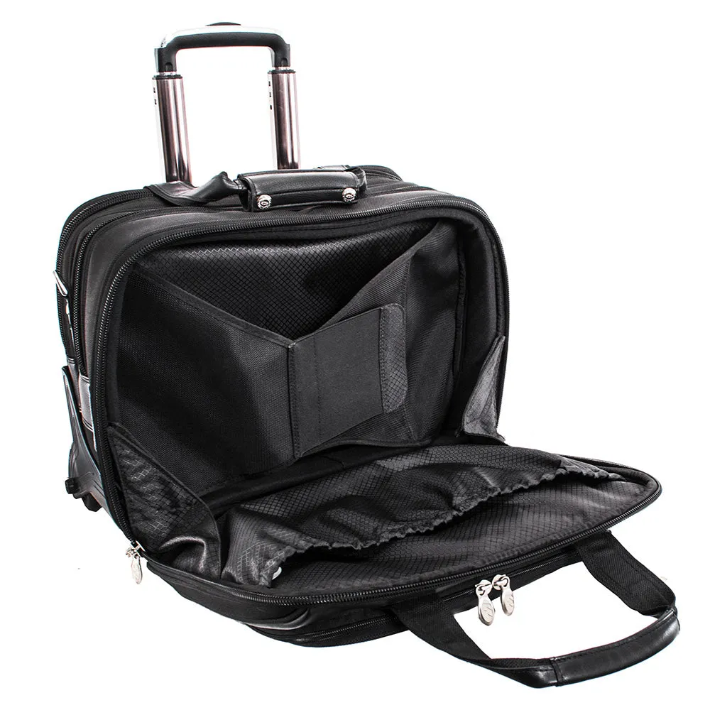 McKlein R Series 7358 Chicago Detachable Wheeled Laptop Overnight W/ Removable Brief