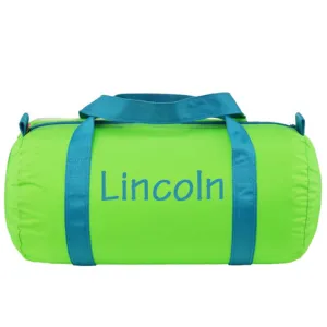 Personalized Duffel Bag by Mint  Lime & Aqua