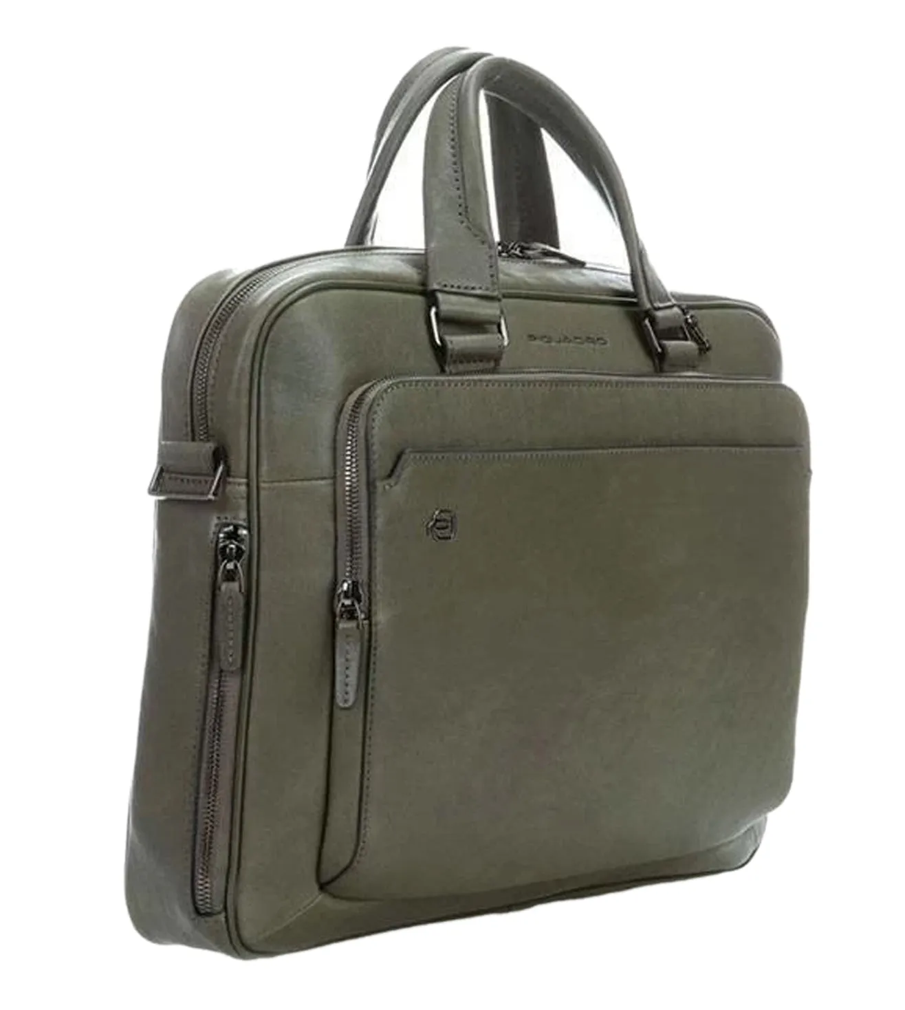 Piquadro Black Square Men's Laptop Briefcase