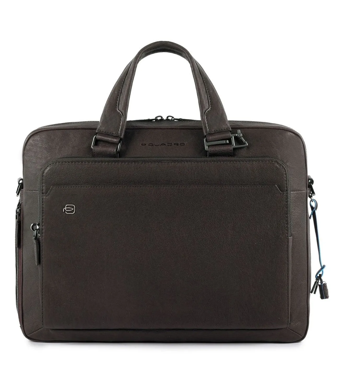 Piquadro Black Square Men's Laptop Briefcase