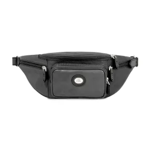 The Bridge Story Viaggio Leather Waist Pouch with Pockets