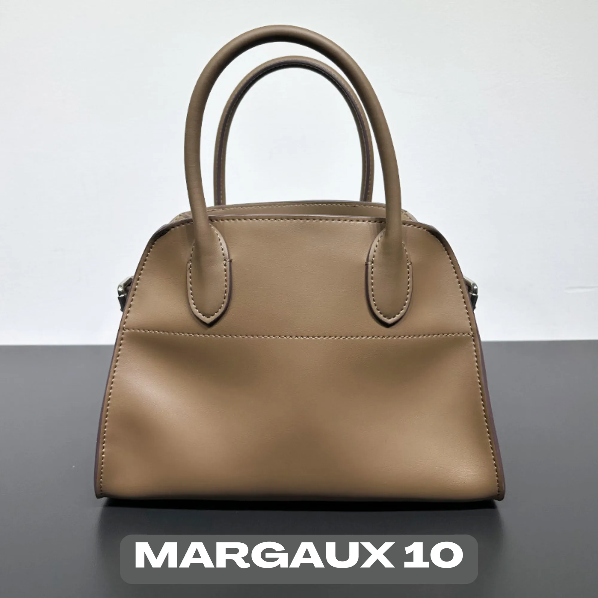 The Row Margaux Inspired Leather Bag | Without Logo