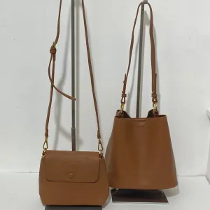 Vegan Leather Handbag - Camel