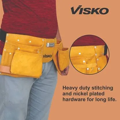 VISKO Leather Tool Bag (Number of Pockets - 10)